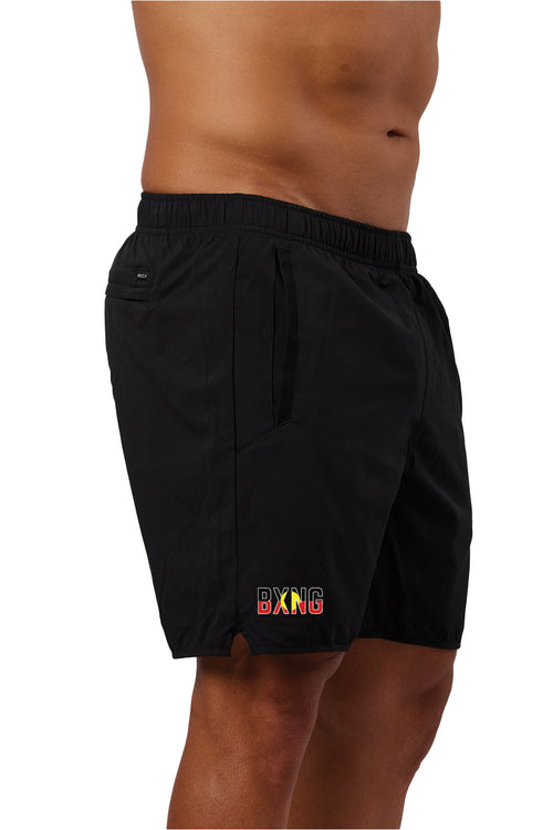 RVCA X BXNG Yogger Stretch Short 17' - Aboriginal Flag
