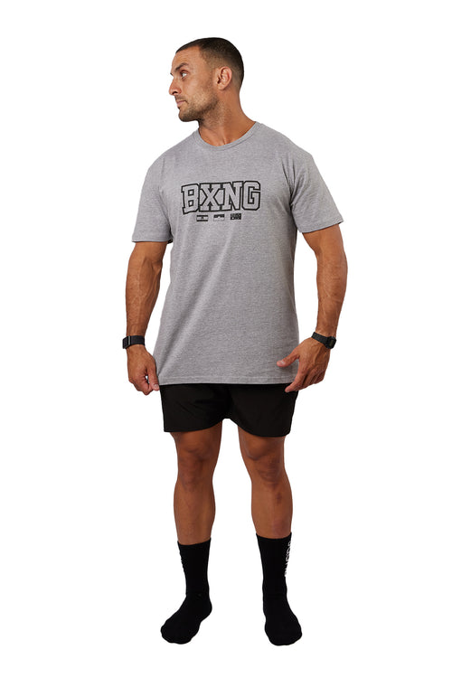 College Tee - Grey Marle