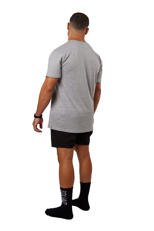College Tee - Grey Marle
