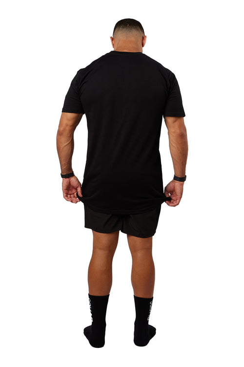 Croatia Tee - Black with Flag