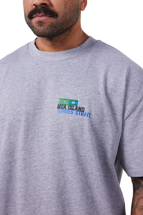 TI MOA Tee - Grey Marle
