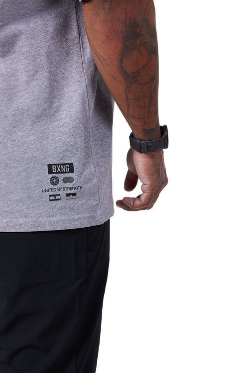 TI MOA Tee - Grey Marle